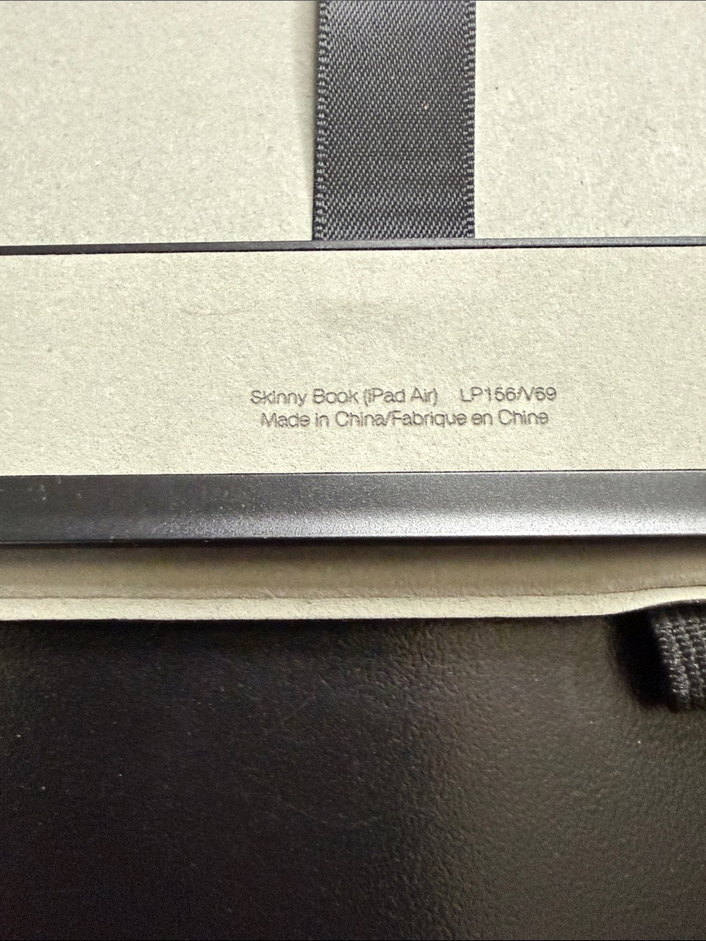 Black Slim Tablet Sleeve - acme made